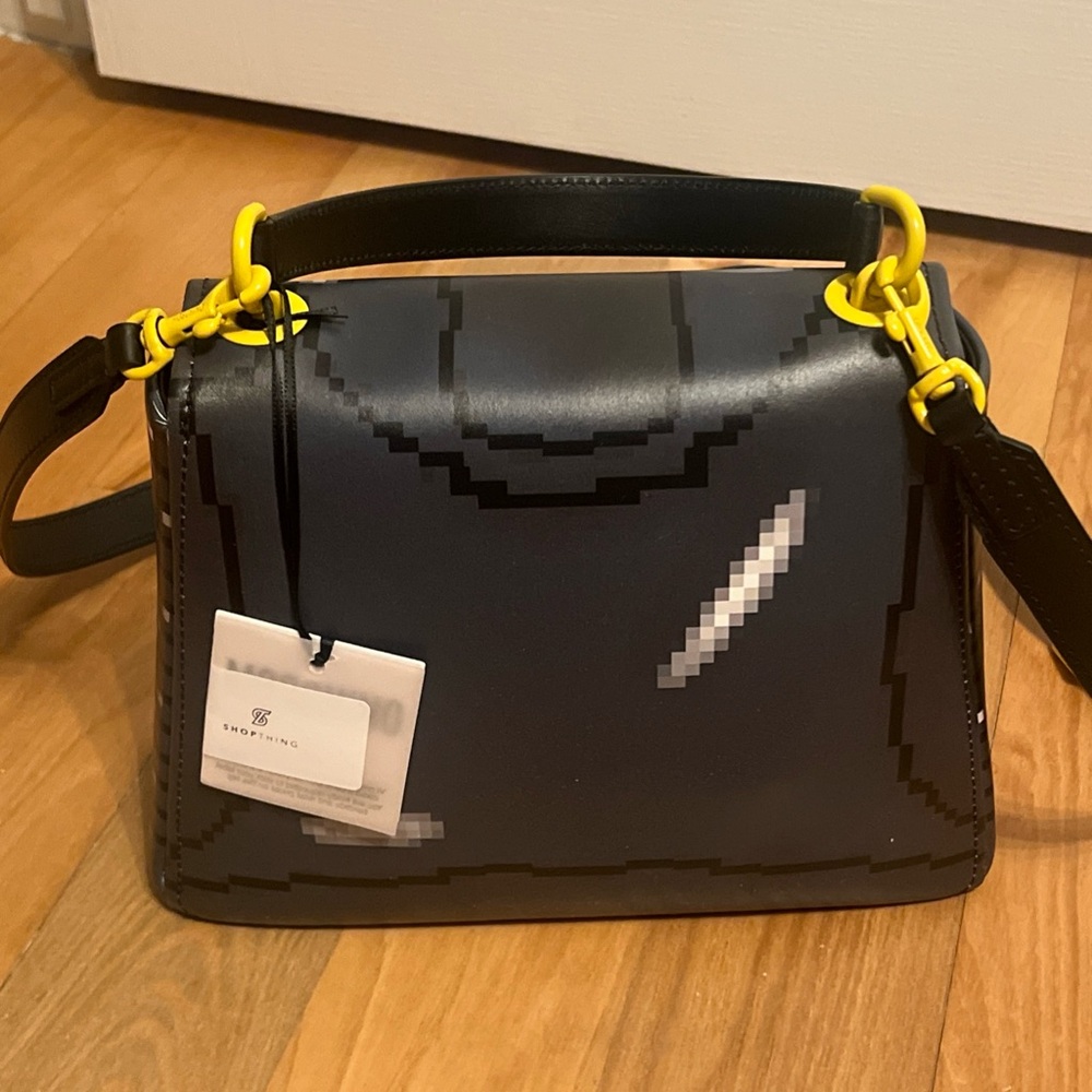 Moschino Sims Pixel Capsule Biker Bag Purse AS IS New With Tag - Picture 10 of 11